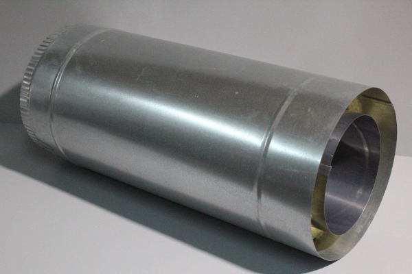 Сэндвич труба нерж/оц 115/200 L0,5м